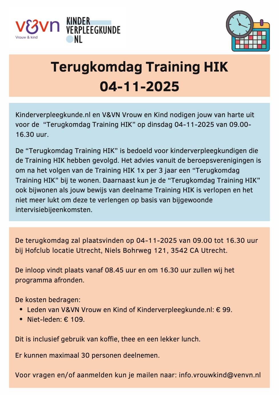 Terugkomdag Training HIK 04-11-2025