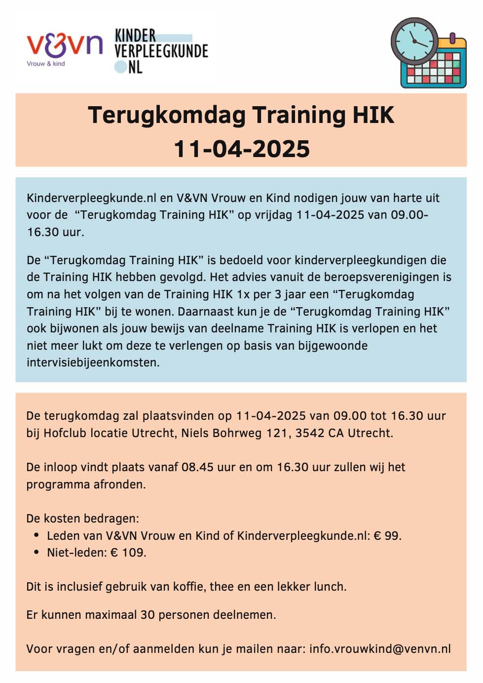 Terugkomdag Training HIK 11-04-2025