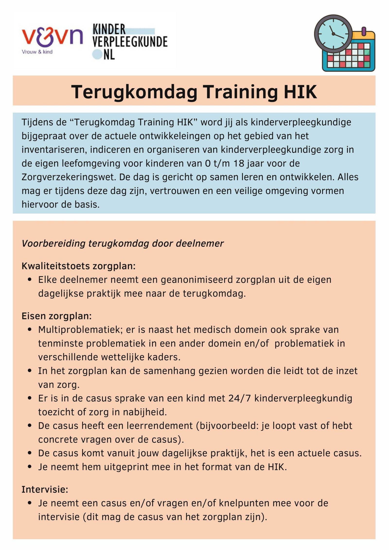 Terugkomdag Training HIK 04-11-2025