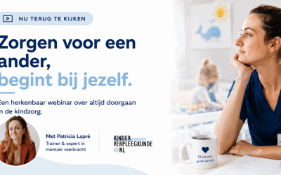 Webinar ‘Zorgen voor een ander begint bij jezelf’